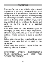 Preview for 31 page of CONTINENTAL EDISON CECC100AP Instruction Booklet