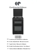 Preview for 1 page of CONTINENTAL EDISON CECDF6060B User Manual