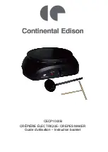 Preview for 1 page of CONTINENTAL EDISON CECP1000B Instruction Booklet