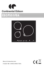 Preview for 1 page of CONTINENTAL EDISON CECP551FSA Manual