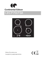 CONTINENTAL EDISON CECP701FSA Manual preview