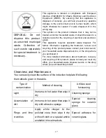 Предварительный просмотр 17 страницы CONTINENTAL EDISON CECP701FSA Manual