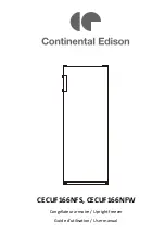 Preview for 1 page of CONTINENTAL EDISON CECUF166NFS User Manual