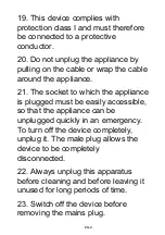 Preview for 42 page of CONTINENTAL EDISON CECWC492ZC Instructions For Use Manual