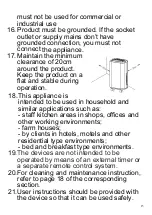 Предварительный просмотр 15 страницы CONTINENTAL EDISON CEDH10W6 Instruction Booklet