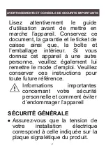 Preview for 2 page of CONTINENTAL EDISON CEFM118N User Manual