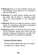 Preview for 37 page of CONTINENTAL EDISON CEH60477B User Manual