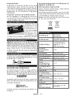 Предварительный просмотр 95 страницы CONTINENTAL EDISON CELED32S0716B3 Operating Instructions Manual