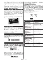 Preview for 34 page of CONTINENTAL EDISON CELED490316B3 Operating Instructions Manual