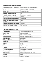 Preview for 84 page of CONTINENTAL EDISON CELED50120B2 User Manual