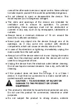 Preview for 4 page of CONTINENTAL EDISON CELED604K1018B7 User Manual