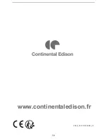 Предварительный просмотр 73 страницы CONTINENTAL EDISON CELED654KB2 User Manual