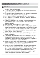 Preview for 4 page of CONTINENTAL EDISON CEMCSP1000I Instruction Manual