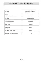 Предварительный просмотр 11 страницы CONTINENTAL EDISON CEME20BI User Manual