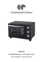 CONTINENTAL EDISON CEMF23B Instruction Booklet предпросмотр