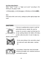 Preview for 23 page of CONTINENTAL EDISON CEMF23B Instruction Booklet