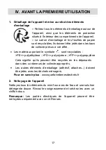 Preview for 17 page of CONTINENTAL EDISON CEMF55B2 User Manual