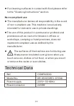 Preview for 30 page of CONTINENTAL EDISON CEMF60DIG Instruction Booklet