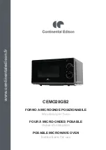 Preview for 33 page of CONTINENTAL EDISON CEMO20GB2 Instructions For Use Manual