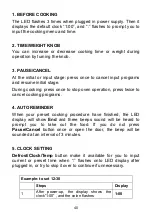 Предварительный просмотр 42 страницы CONTINENTAL EDISON CEMO23CGBM Instruction Manual