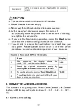 Предварительный просмотр 44 страницы CONTINENTAL EDISON CEMO23CGBM Instruction Manual