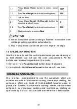 Предварительный просмотр 51 страницы CONTINENTAL EDISON CEMO23CGBM Instruction Manual