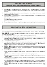 Preview for 21 page of CONTINENTAL EDISON CEMO23GB Instructions For Use Manual