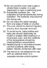 Preview for 34 page of CONTINENTAL EDISON CEMO34CEB2 Instruction Booklet