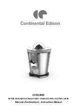 CONTINENTAL EDISON CEPA100IN Instruction Manual preview