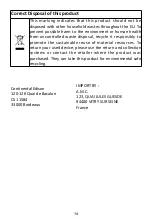 Preview for 14 page of CONTINENTAL EDISON CEPA100IN Instruction Manual