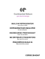 CONTINENTAL EDISON CERBC204EAP Instruction Booklet preview