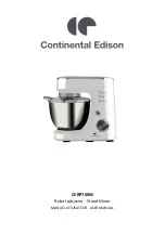 CONTINENTAL EDISON CERP700W User Manual preview