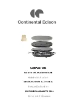 Preview for 1 page of CONTINENTAL EDISON CERPC8PERS Instruction Booklet