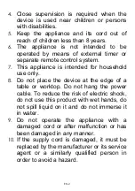 Preview for 17 page of CONTINENTAL EDISON CETH2000IN Instruction Manual