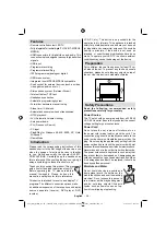 Предварительный просмотр 47 страницы CONTINENTAL EDISON CETVLED23FHDV3 Operating Instructions Manual