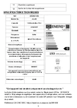 Preview for 10 page of CONTINENTAL EDISON La Nouvelle Cave CECWC105C Instruction Booklet