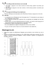 Предварительный просмотр 14 страницы CONTINENTAL EDISON La Nouvelle Cave CECWC105C Instruction Booklet