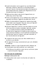 Preview for 8 page of CONTINENTAL EDISON LA NOUVELLE CAVE CECWC14BC Instruction Booklet