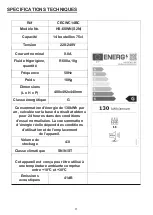 Preview for 10 page of CONTINENTAL EDISON LA NOUVELLE CAVE CECWC14BC Instruction Booklet