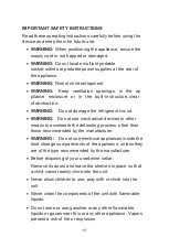 Preview for 16 page of CONTINENTAL EDISON LA NOUVELLE CAVE CECWC14BC Instruction Booklet