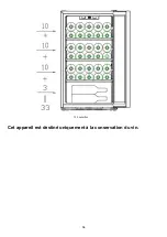 Предварительный просмотр 16 страницы CONTINENTAL EDISON LA NOUVELLE CAVE CECWC36B Instruction Booklet