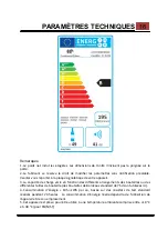 Preview for 16 page of CONTINENTAL EDISON LA NOUVELLE CAVE CECWC492Z Manual