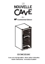 CONTINENTAL EDISON LA NOUVELLE CAVE Instruction Booklet preview