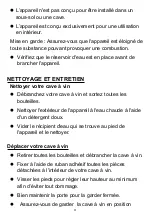 Preview for 11 page of CONTINENTAL EDISON NOUVELLE CAVE CECWC52B Instruction Booklet