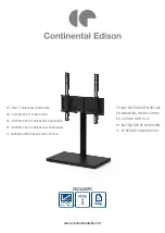 CONTINENTAL EDISON TVB400 Mounting Instructions preview