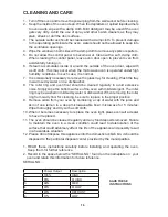 Preview for 17 page of Continental Electric CE21071 Instruction Manual