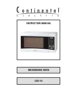 Continental Electric CE21111 Instruction Manual preview