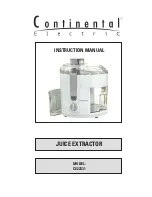 Preview for 1 page of Continental Electric CE22331 Instruction Manual