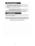 Preview for 6 page of Continental Electric CE23751 Instruction Manual