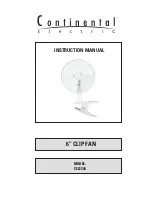 Preview for 1 page of Continental Electric CE27205 Instruction Manual